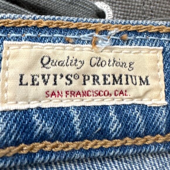 Levi's Premium Women's Wedgie Straight Denim Jeans Size 26 Lift And Flatter - Picture 10 of 12